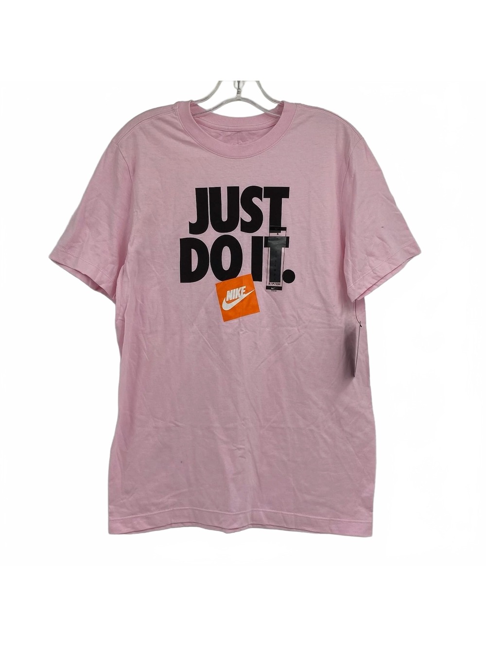 Nike Pink Black Just Do It Logo Tee | Men’s S Regular